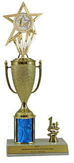 12" 1st Place Cup Trim Trophy