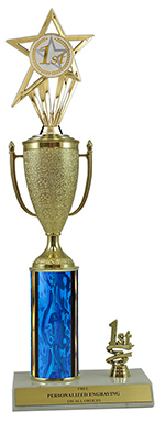 14" 1st Place Cup Trim Trophy