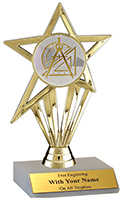 7" Math Star Trophy