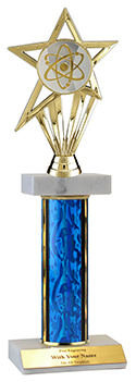 13" Science Star Double Marble Trophy