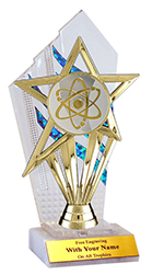 "Flames" Science Trophy