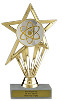 6" Science Star Economy Trophy
