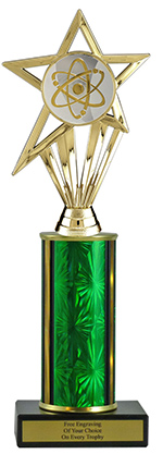 SCIENCE   trophy black economy award personalized 