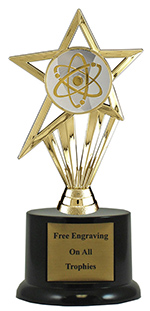 7" Pedestal Science Trophy