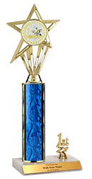 13" Spelling Bee Insert Star Trim Trophy