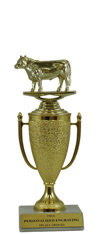 8" Steer Cup Trophy