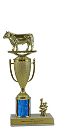 10" Steer Cup Trim Trophy