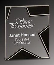 5 1/2" Glass Star Award