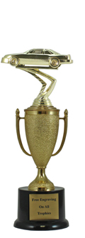 11" Stock Car Cup Pedestal Trophy