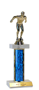 12" Swimming Double Marble Trophy
