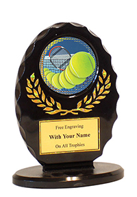 5" Oval Tennis Award