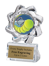 Tennis Sunburst Acrylic Award