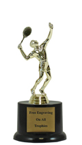 7" Pedestal Tennis Trophy