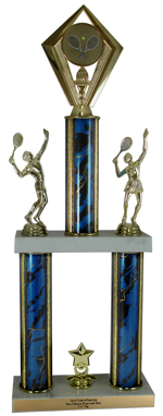 20" Mixed Doubles Tennis Trophy