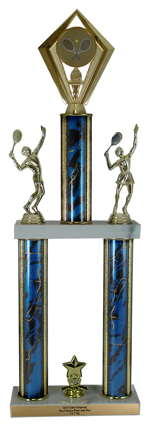22" Mixed Doubles Tennis Trophy