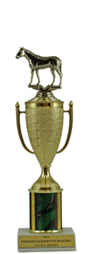 11" Thoroughbred Horse Cup Trophy