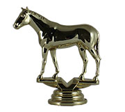 3 3/4" Thoroughbred Horse Figurine
