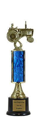 12" Tractor Pedestal Trophy