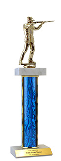 14" Trap Shooting Double Marble Trophy
