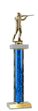 16" Trap Shooting Double Marble Trophy