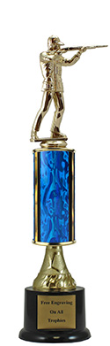 13" Trap Shooting Pedestal Trophy