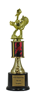 11" Turkey Pedestal Trophy