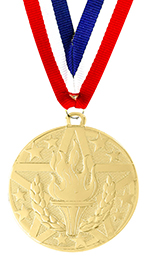Victory Engraved Star Medal