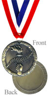 Antique Gold Victory Medal
