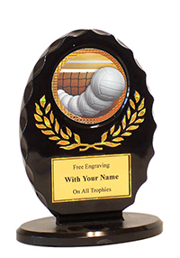 5" Oval Volleyball Trophy