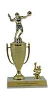 10" Volleyball Cup Trim Trophy