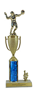 14" Volleyball Cup Trim Trophy