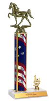 13" Tennessee Walker Horse Trim Trophy
