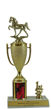 11" Tennessee Walker Horse Cup Trim Trophy