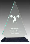 Weightlifing Acrylic Triangle