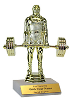 6" Weightlifting Trophy