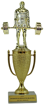 10" Weightlifting Cup Trophy