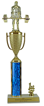 16" Weightlifting Cup Trim Trophy