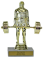 6" Weightlifting Economy Trophy