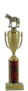 13" Western Horse Cup Trophy
