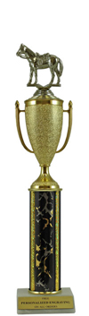 15" Western Horse Cup Trophy