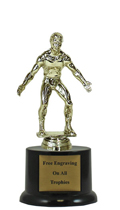 7" Pedestal Wrestling Trophy