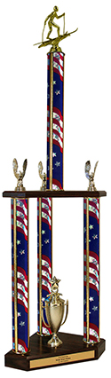 37" Cross Country Skiing Trophy