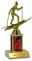8" Cross Country Skiing Trophy