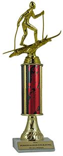 12" Excalibur Cross Country Skiing Trophy