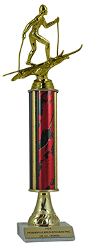 14" Excalibur Cross Country Skiing Trophy
