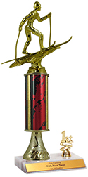 12" Excalibur Cross Country Skiing Trim Trophy