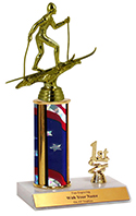 10" Cross Country Skiing Trim Trophy