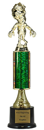 13" Zombie Pedestal Trophy