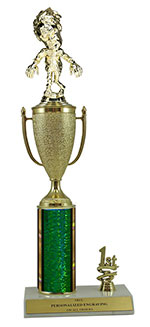 14" Zombie Cup Trim Trophy