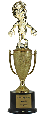 12" Zombie Cup Pedestal Trophy